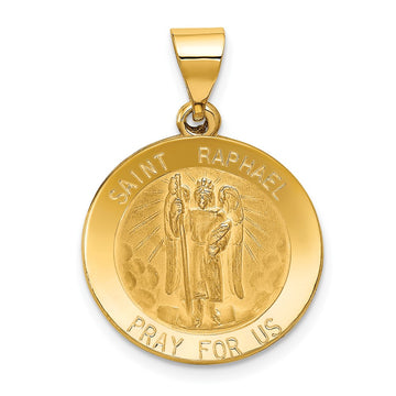 Gold St. Raphael Pendants