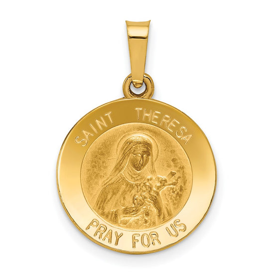 Gold St. Theresa Pendants