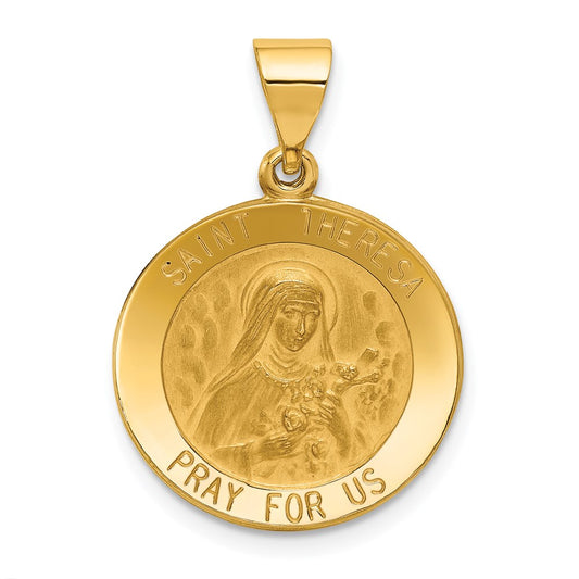 Gold St. Theresa Pendants