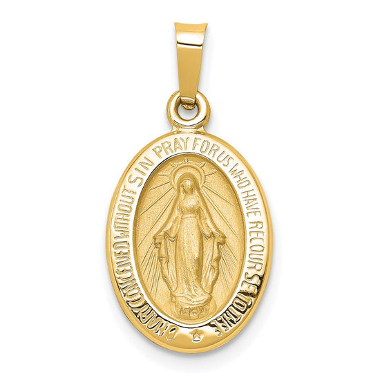 Gold Miraculous Medal Pendants