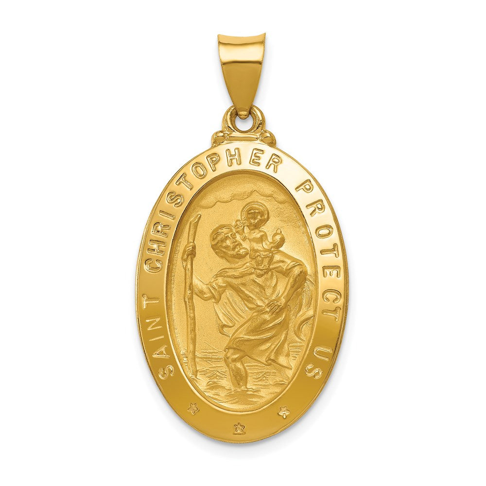 Gold St. Christopher Pendants