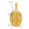 Gold Miraculous Medal Pendants