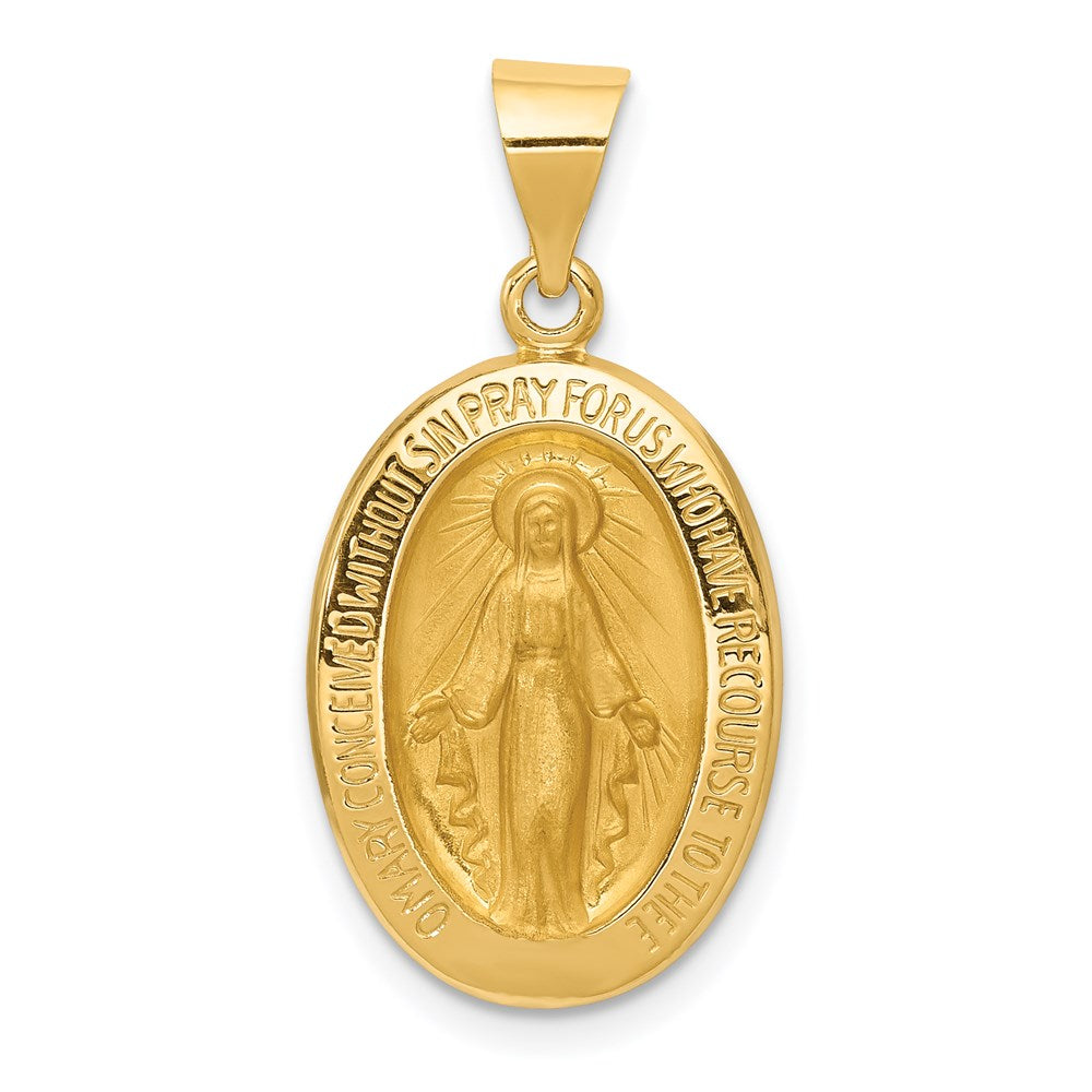 Gold Miraculous Medal Pendants