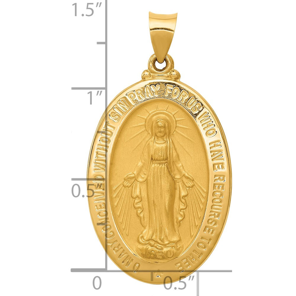 Gold Miraculous Medal Pendants