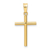 14k Polished Cross Pendant