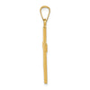 Gold Latin Cross Pendant