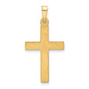 Gold Latin Cross Pendant