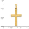 Gold Latin Cross Pendant
