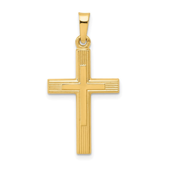 Gold Latin Cross Pendant