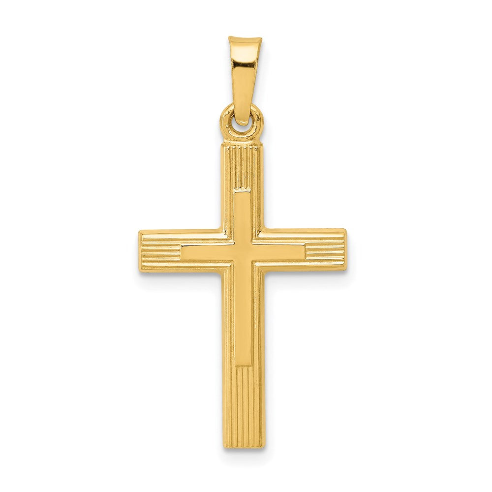Gold Latin Cross Pendant