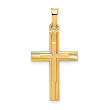 Gold Latin Cross Pendant