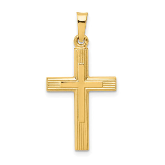 Gold Latin Cross Pendant