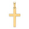 14k Polished Latin Cross Pendant