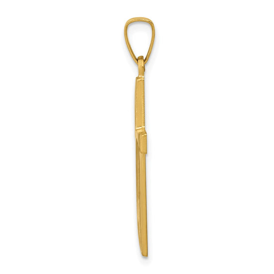 Gold Latin Cross Pendant
