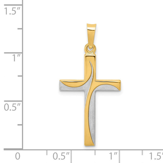 Gold Latin Cross Pendant