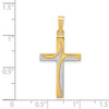 Gold Latin Cross Pendant
