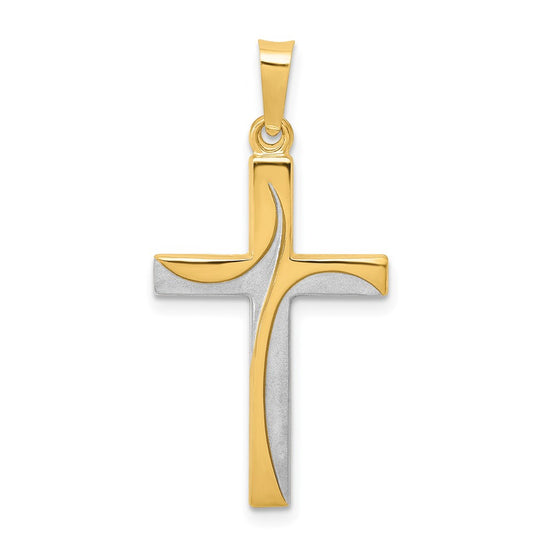 Gold Latin Cross Pendant