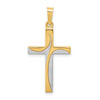Gold Latin Cross Pendant