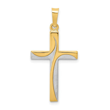 Gold Latin Cross Pendant