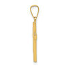 Gold Latin Cross Pendant