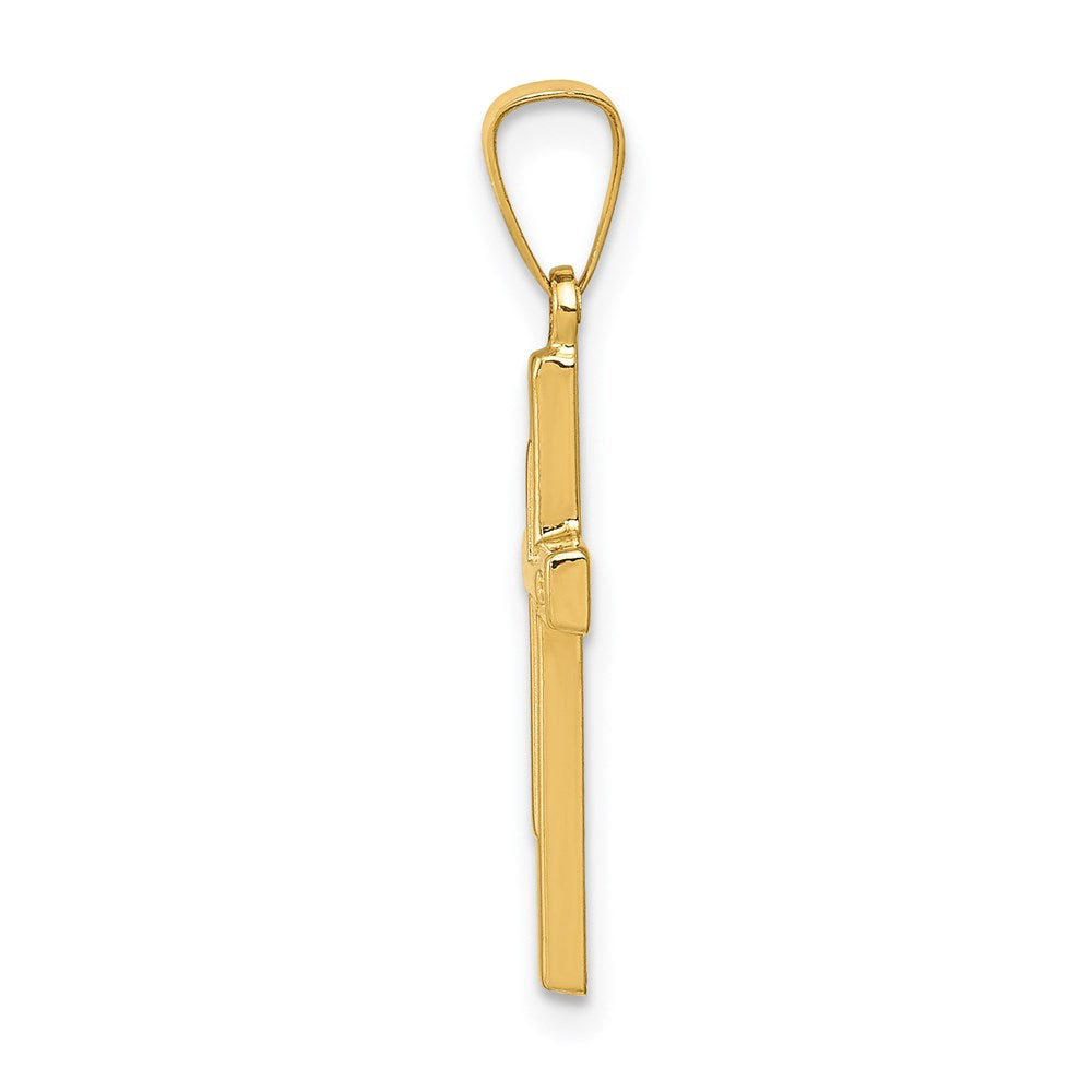Gold Latin Cross Pendant