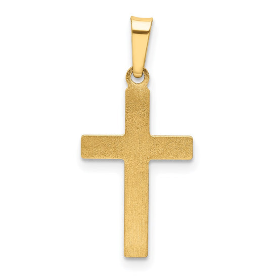 Gold Latin Cross Pendant