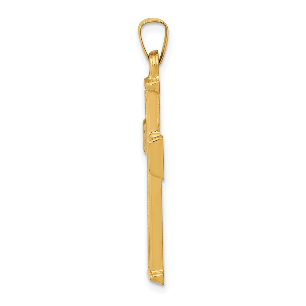 Gold Latin Cross Pendant