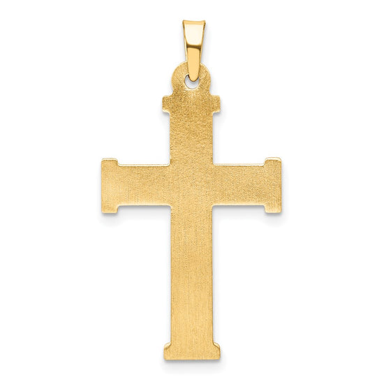 Gold Latin Cross Pendant