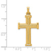 Gold Latin Cross Pendant