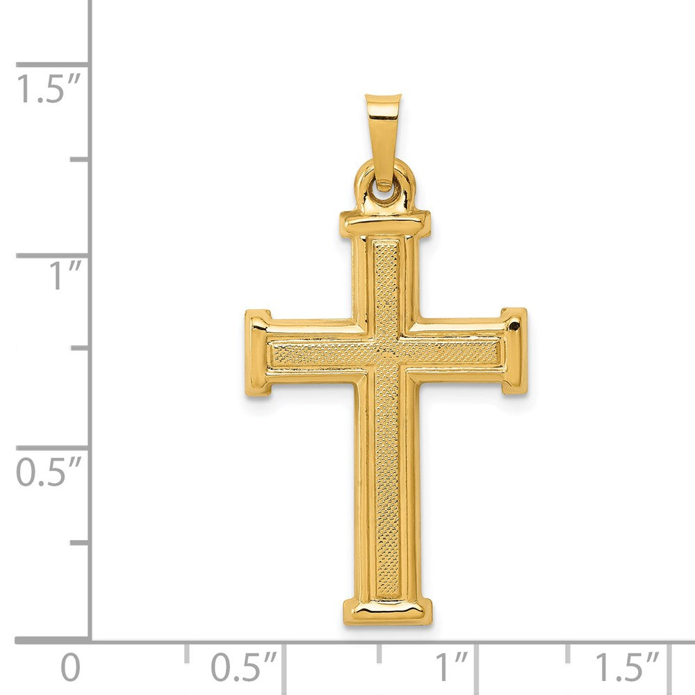 Gold Latin Cross Pendant