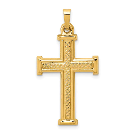 Gold Latin Cross Pendant