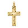Gold Latin Cross Pendant