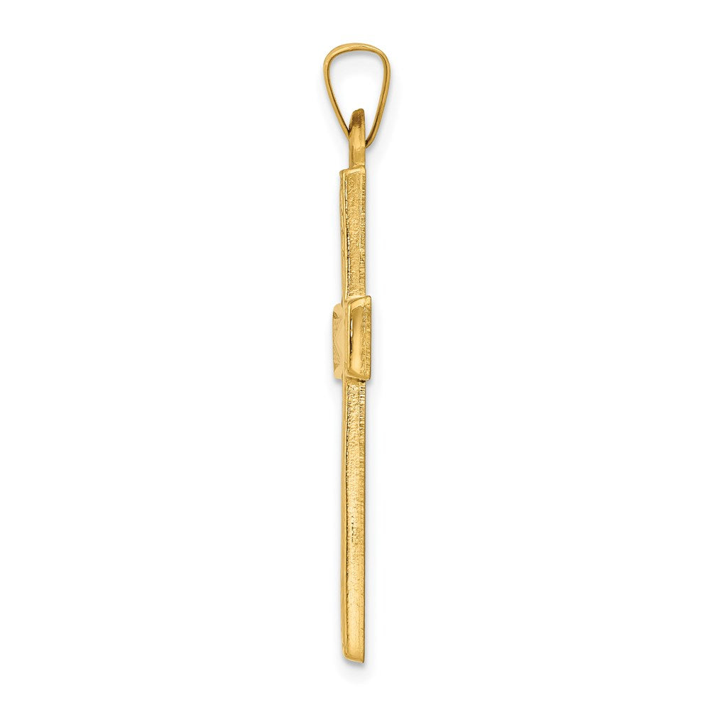 Gold Latin Cross Pendant