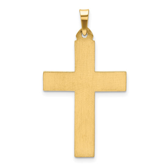 Gold Latin Cross Pendant