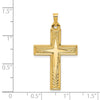 Gold Latin Cross Pendant