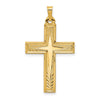 Gold Latin Cross Pendant