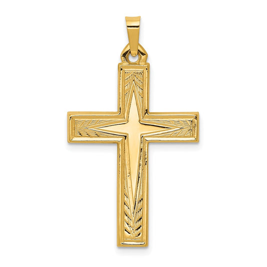 Gold Latin Cross Pendant