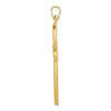 Gold Latin Cross Pendant