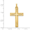 Gold Latin Cross Pendant