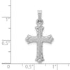 Gold Fleur de lis Cross Pendant