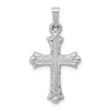 Gold Fleur de lis Cross Pendant