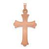 Gold Fleur de lis Cross Pendant