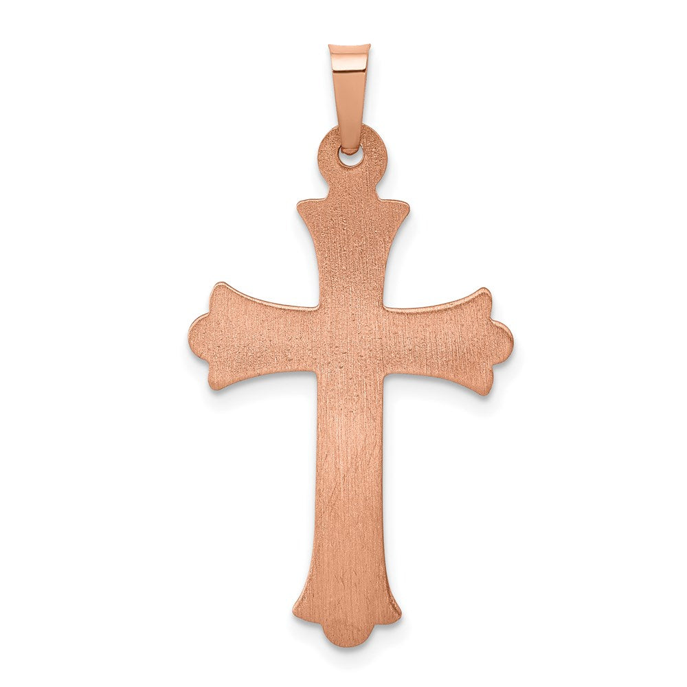 Gold Fleur de lis Cross Pendant
