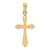 14k Polished Cross Pendant