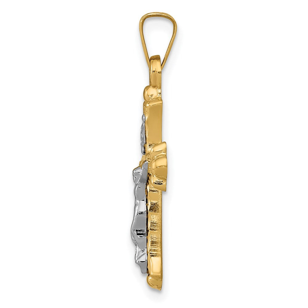 Gold INRI Crucifix Pendants