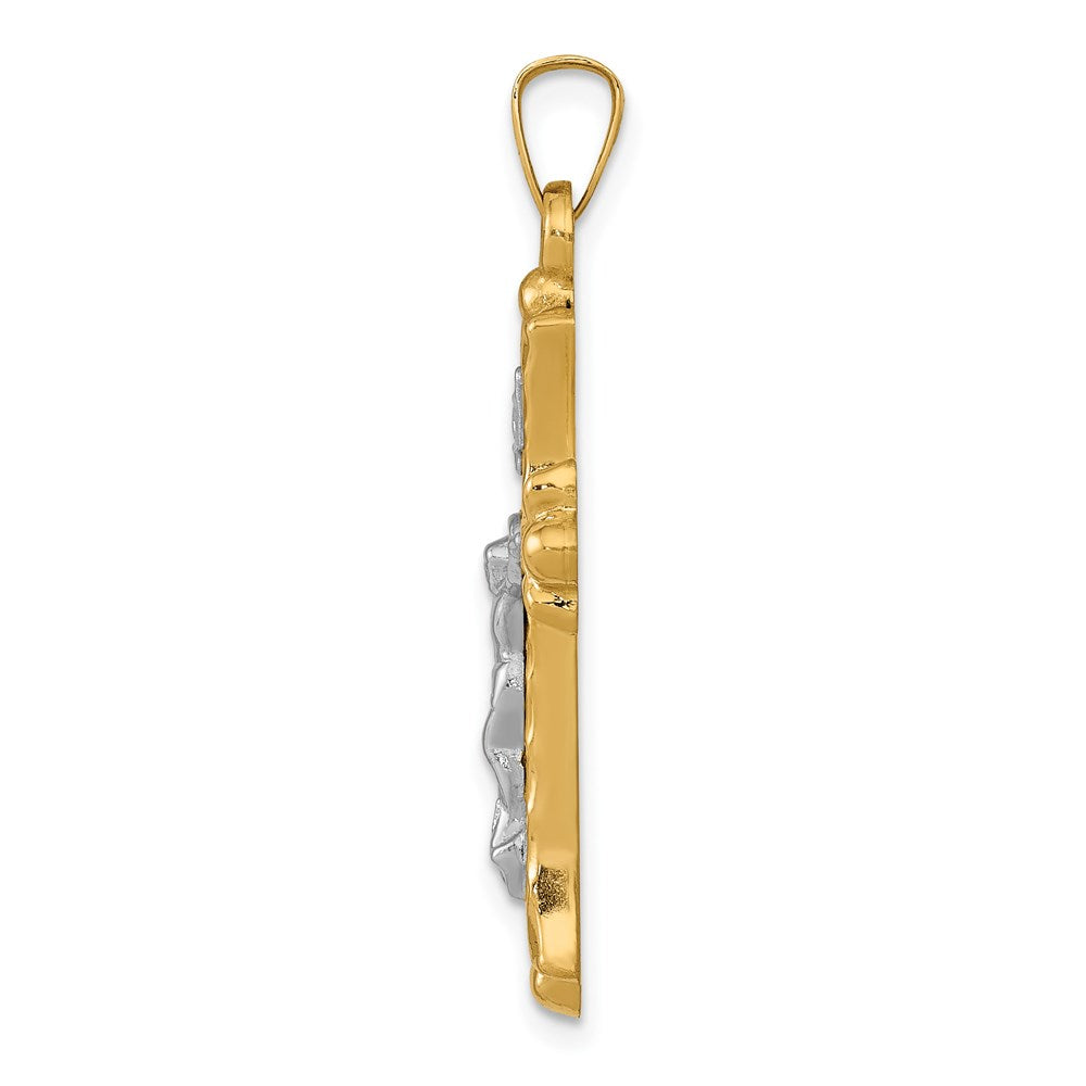 Gold INRI Crucifix Pendants
