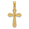 14k Polished Small Passion Crucifix Pendant