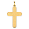 14k Polished Latin Cross Pendant