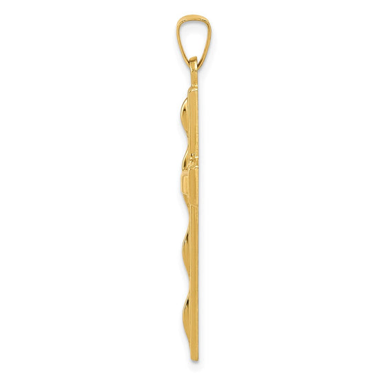14k Polished Cross Pendant