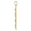 14k Polished Cross Pendant